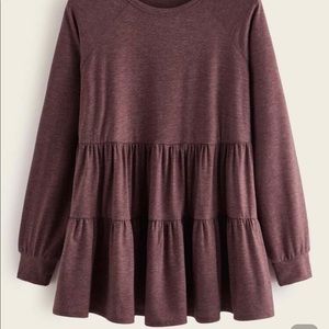 maroon long sleeve
